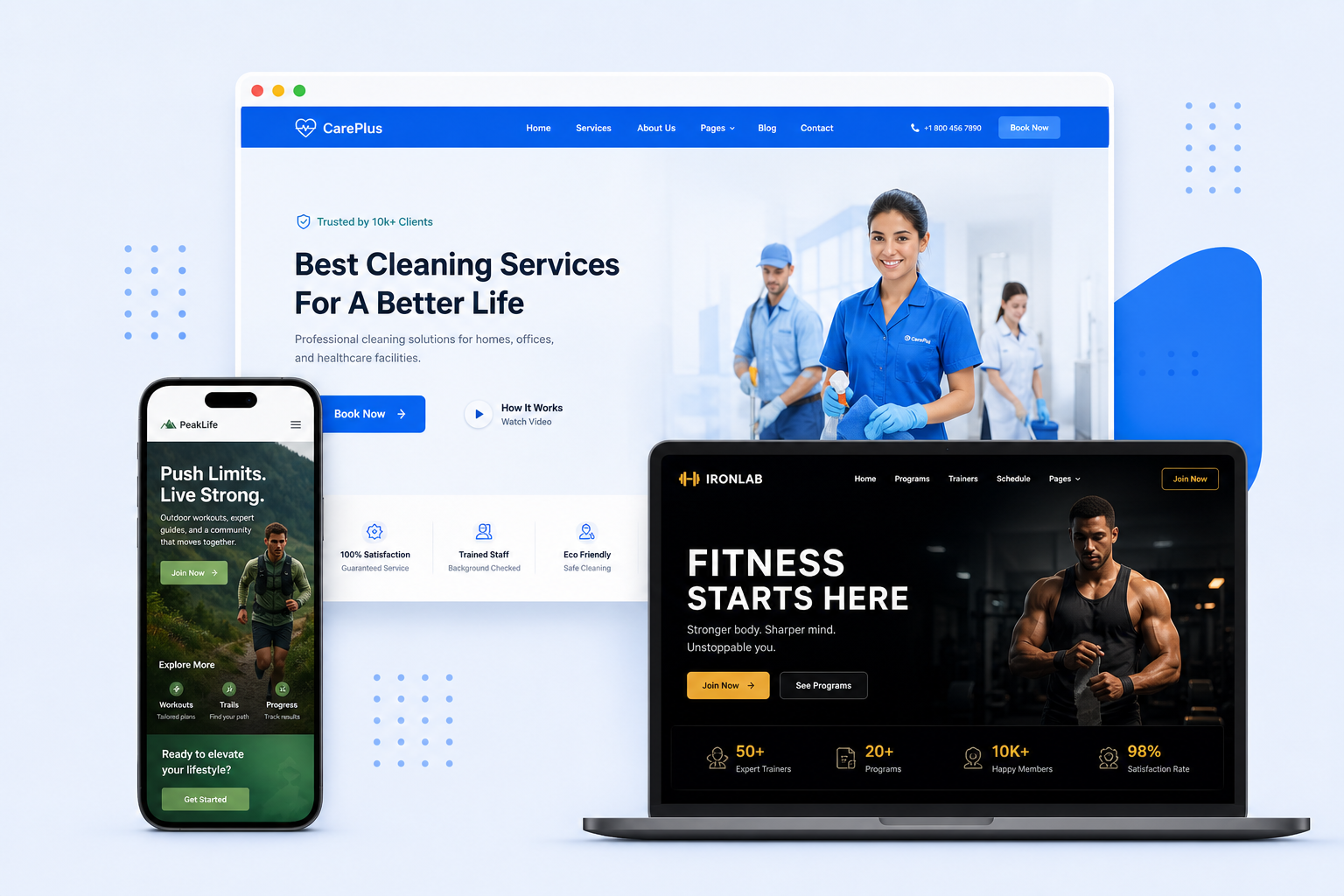 5 page website design and development cost in India